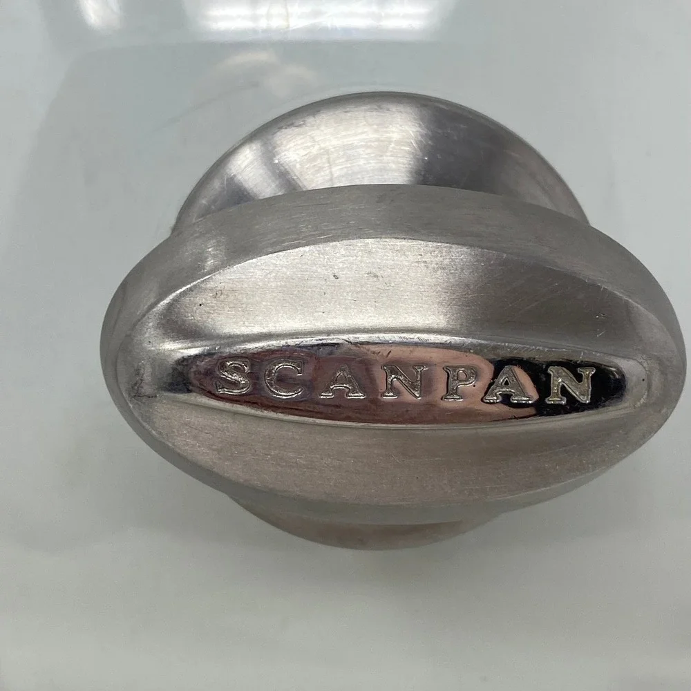 Scanpan Pot Pan Replacement Lid 7.75 Inch Clear Glass Stainless Steel‎ Good